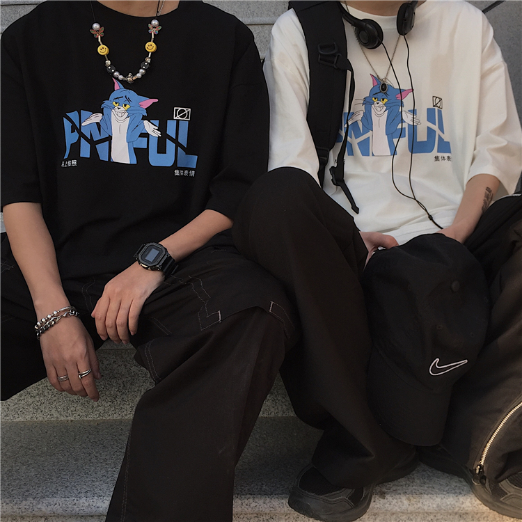 Áo thun tay lỡ - áo thun unisex atl124