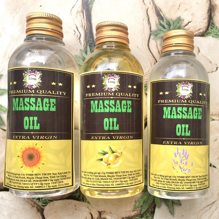 Tinh Dầu Massage Body Thư Giãn 150ml Thiên Nhiên 100% - Mềm mịn da, không bết dính, thơm dịu nhẹ