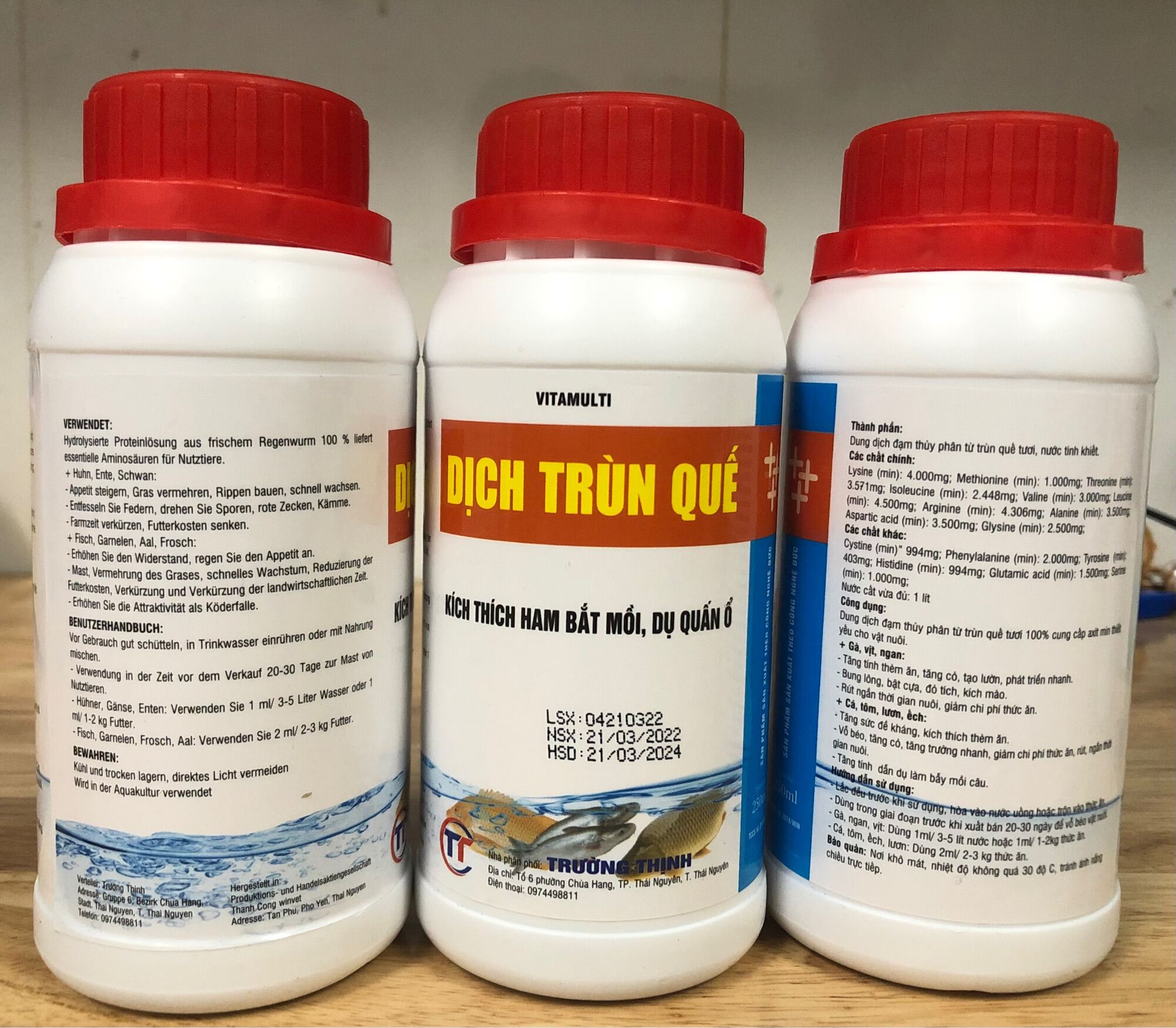 Dịch trùn quế 250 ml siêu dẫn dụ cá mồi câu hiệu quả