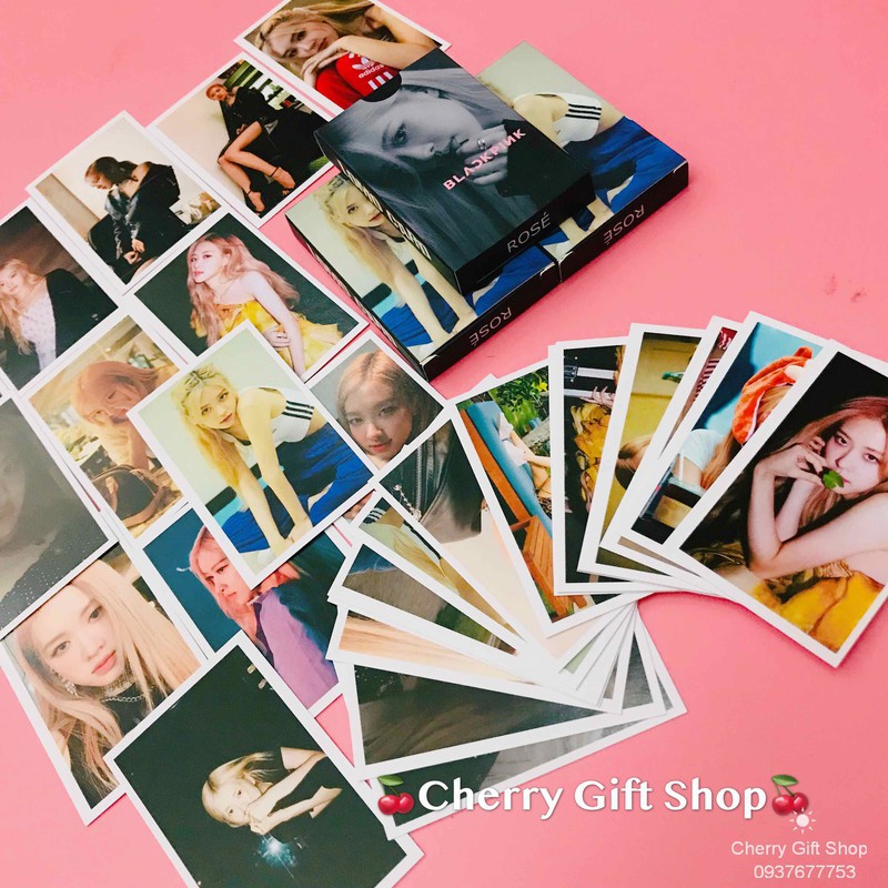 Bộ Lomo Card Black Pink Lisa Mẫu Mới