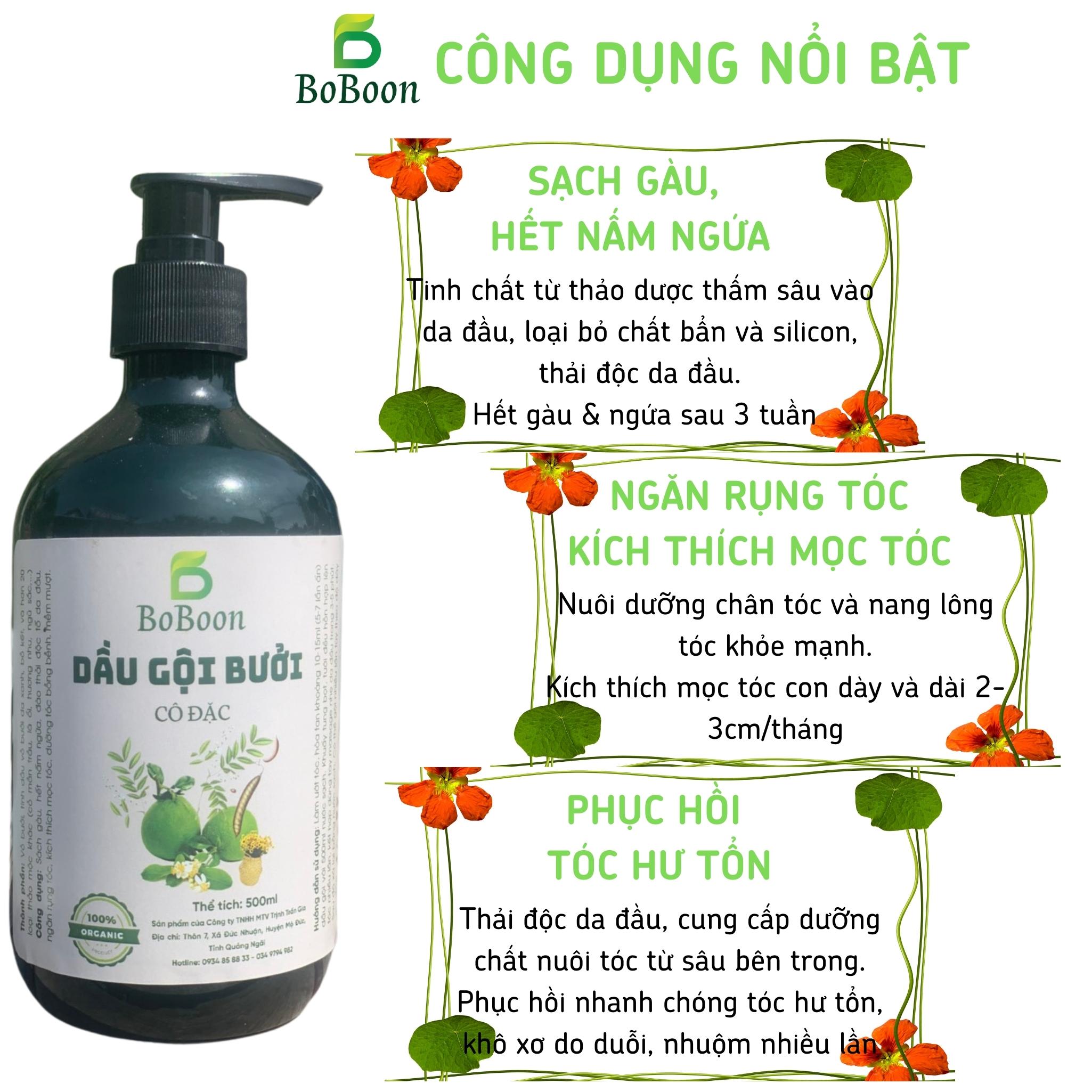 [MẪU THỬ] Dầu gội bưởi Boboon 30ml