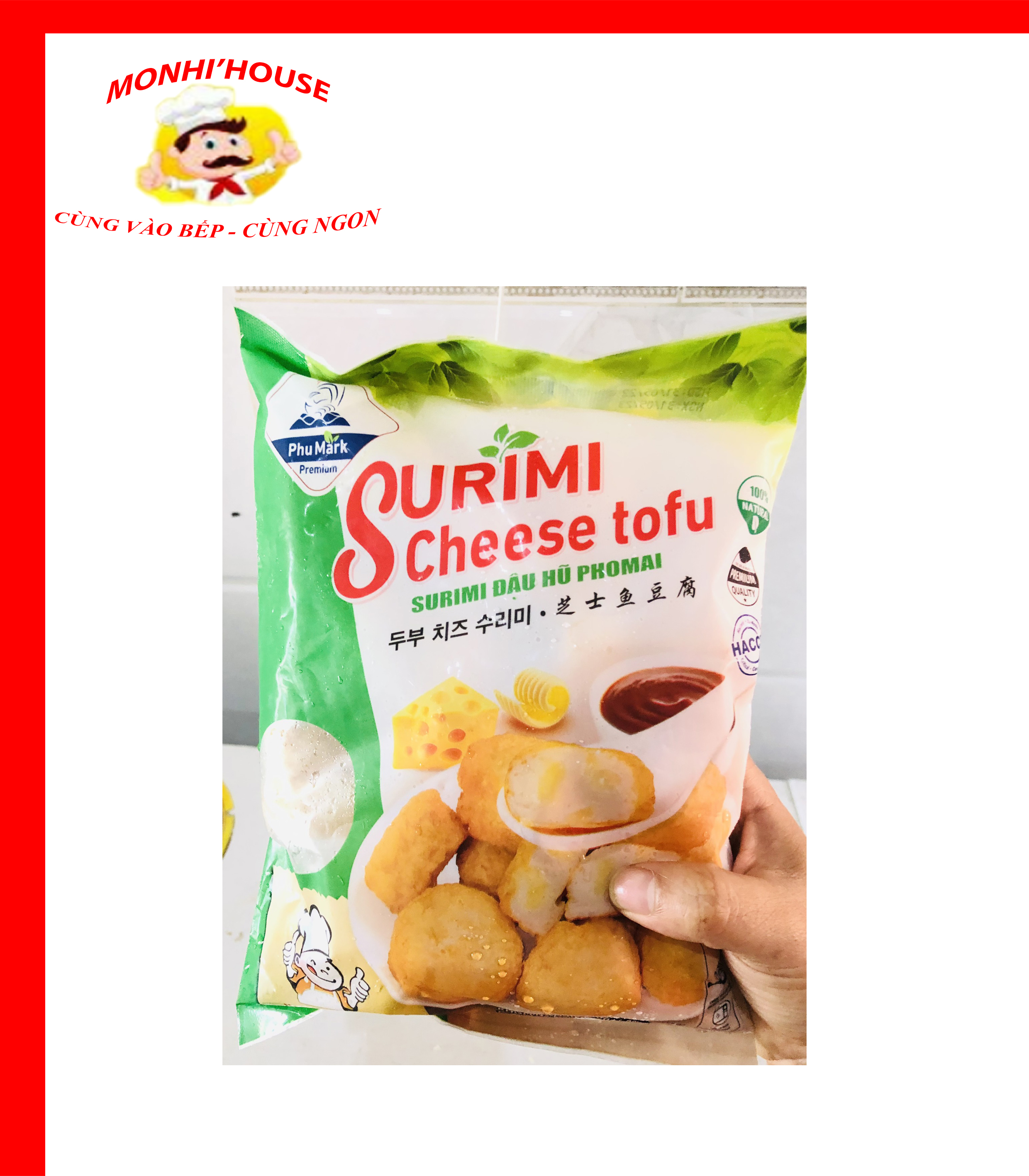 500g Đậu Hũ Phô Mai Phú Mark/ 1kg