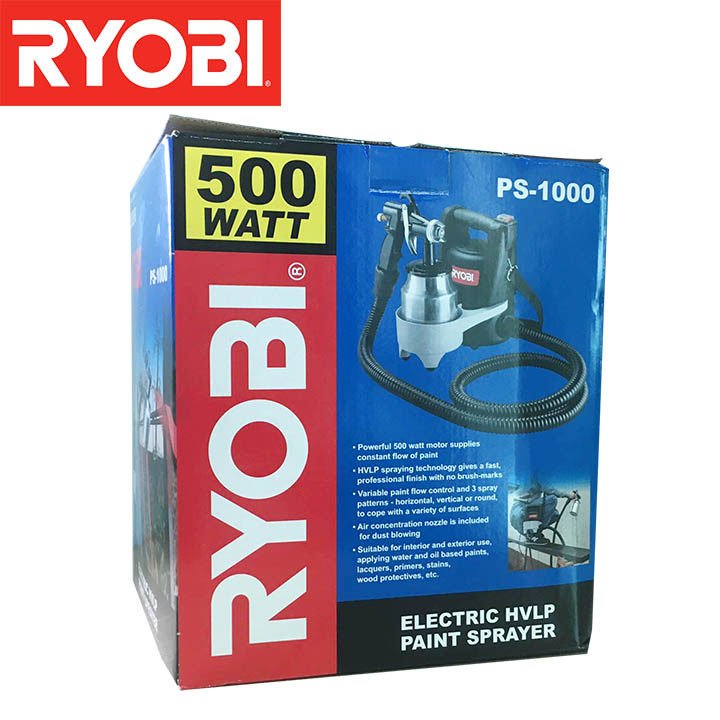 [HCM]MÁY PHUN SƠN RYOBI PS-1000 500W