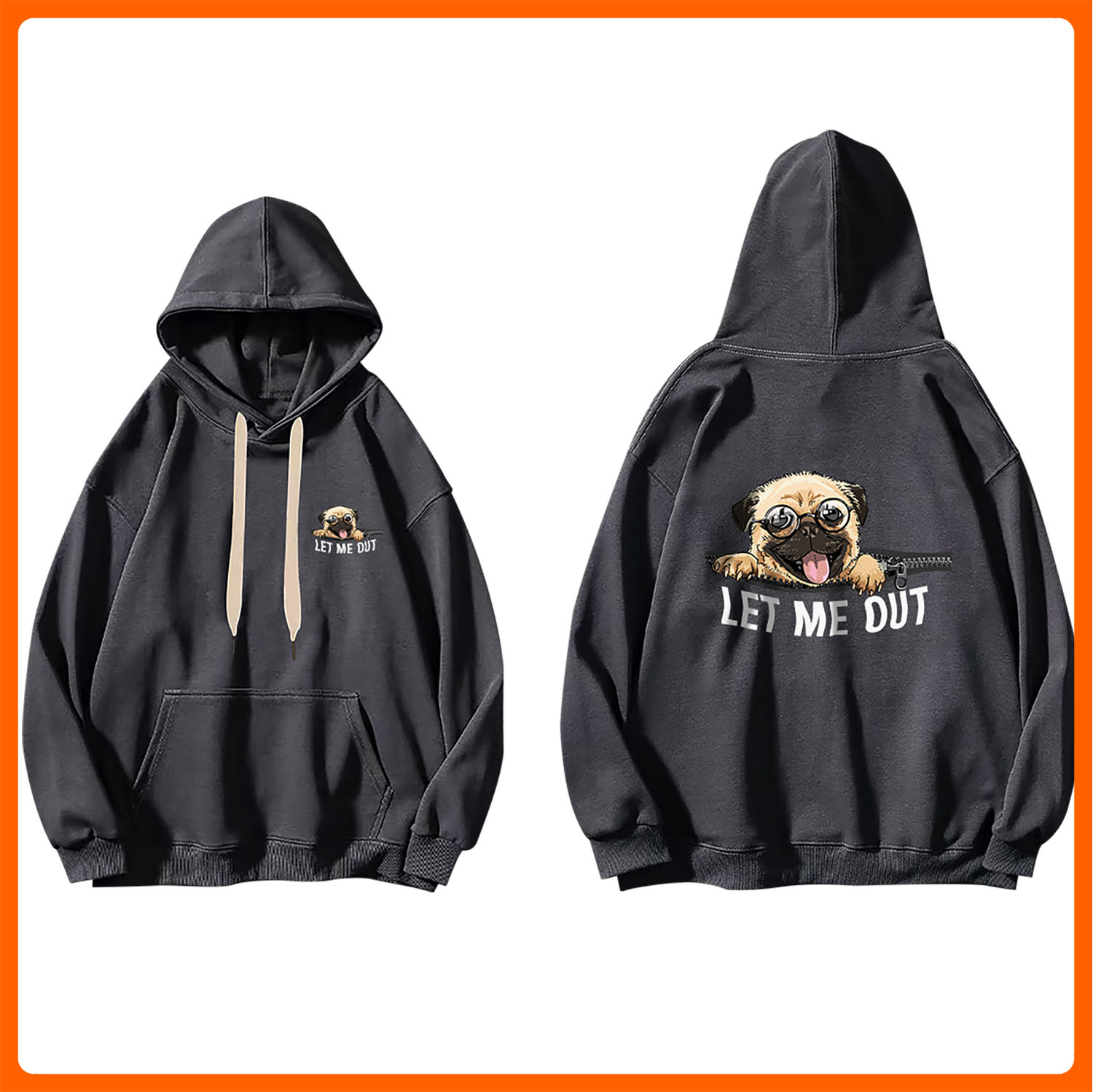 [Hoàn Tiền 15%] Áo Hoodie UNISEX in chữ