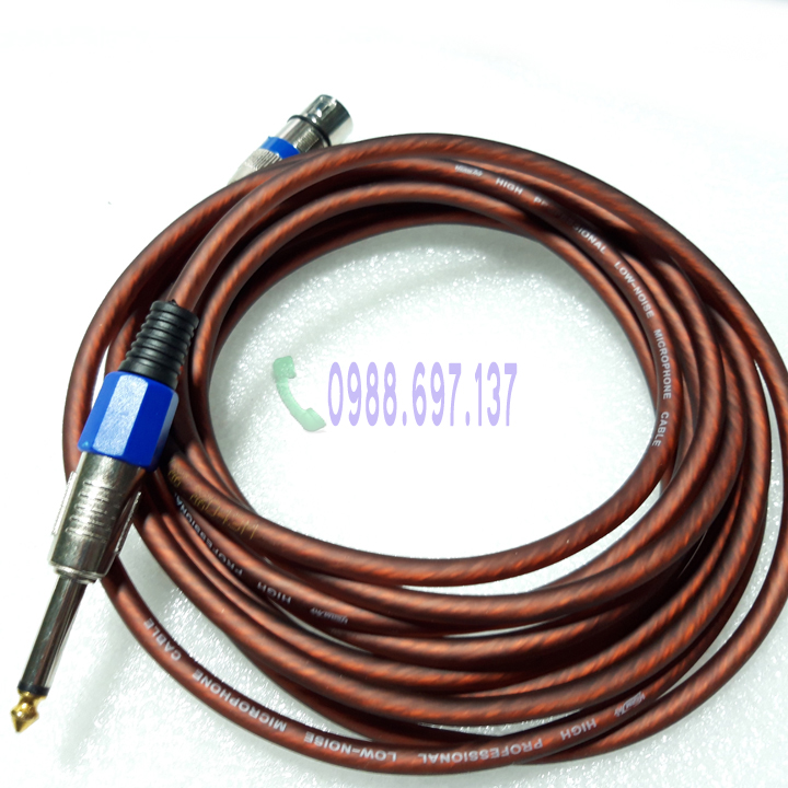 Bộ dây micro 7 mét cho micro karaoke - micro có dây 7m