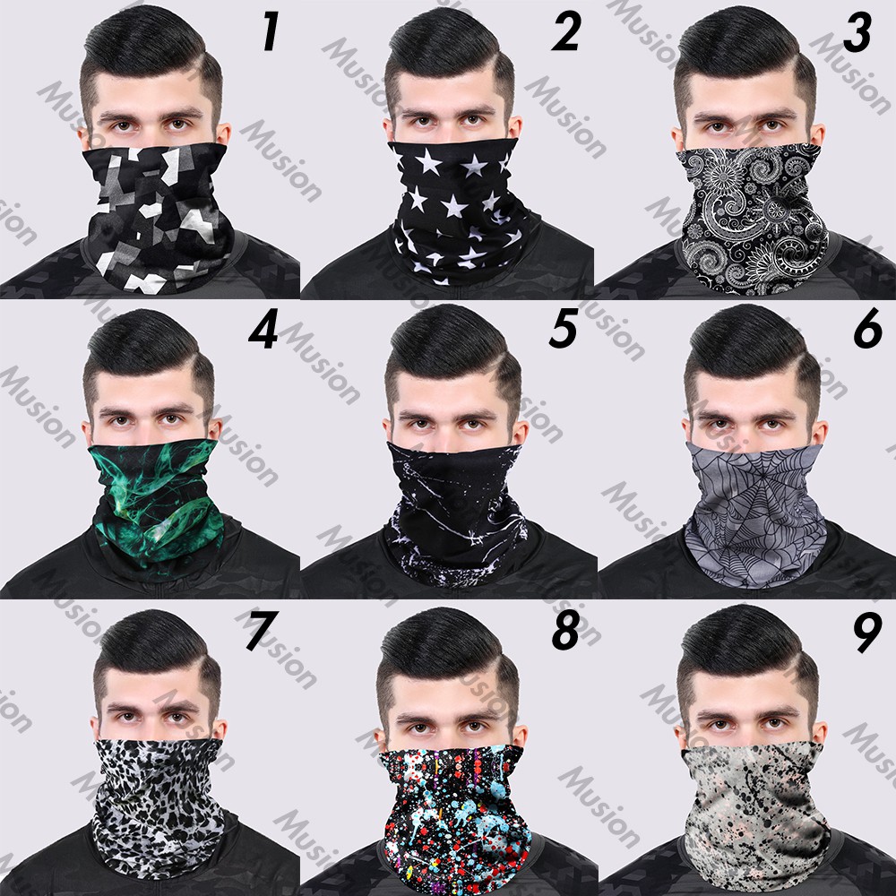 [HCM] Multi-purpose towel for backpacking, thick fabric, dustproof mask (Random color delivery)