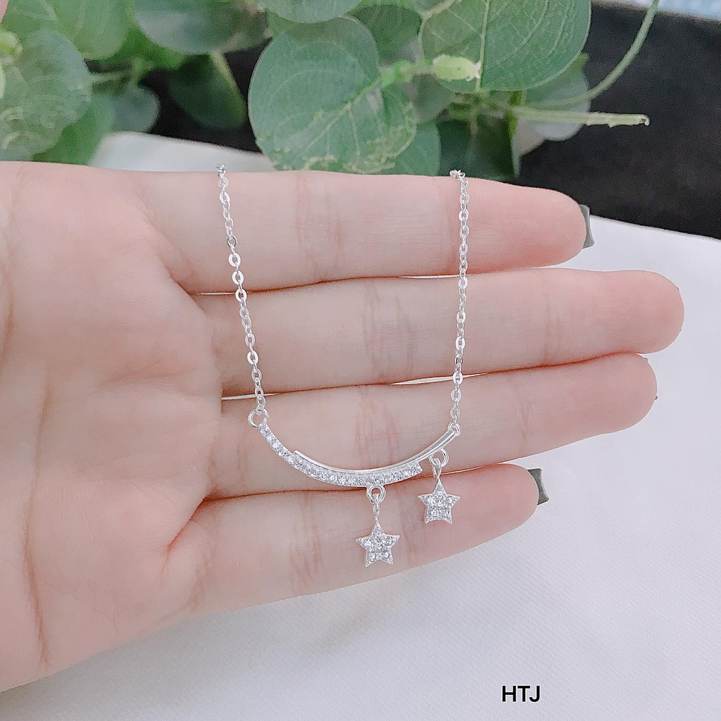 DÂY CHUYỀN NỮ LIỀN MẶT BẠC TA MẪU MỚI