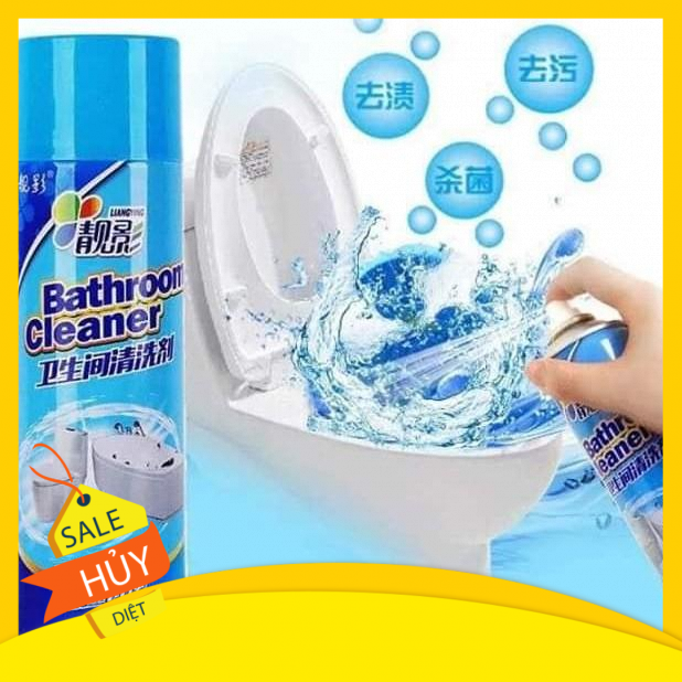 Chai Xịt Tẩy Rửa Nhà Tắm Bathroom Cleaner 500ML Bình Xịt Rửa Bồn Cầu Đa Năng Tẩy Siêu Sạch An Toàn Không Độc Hại