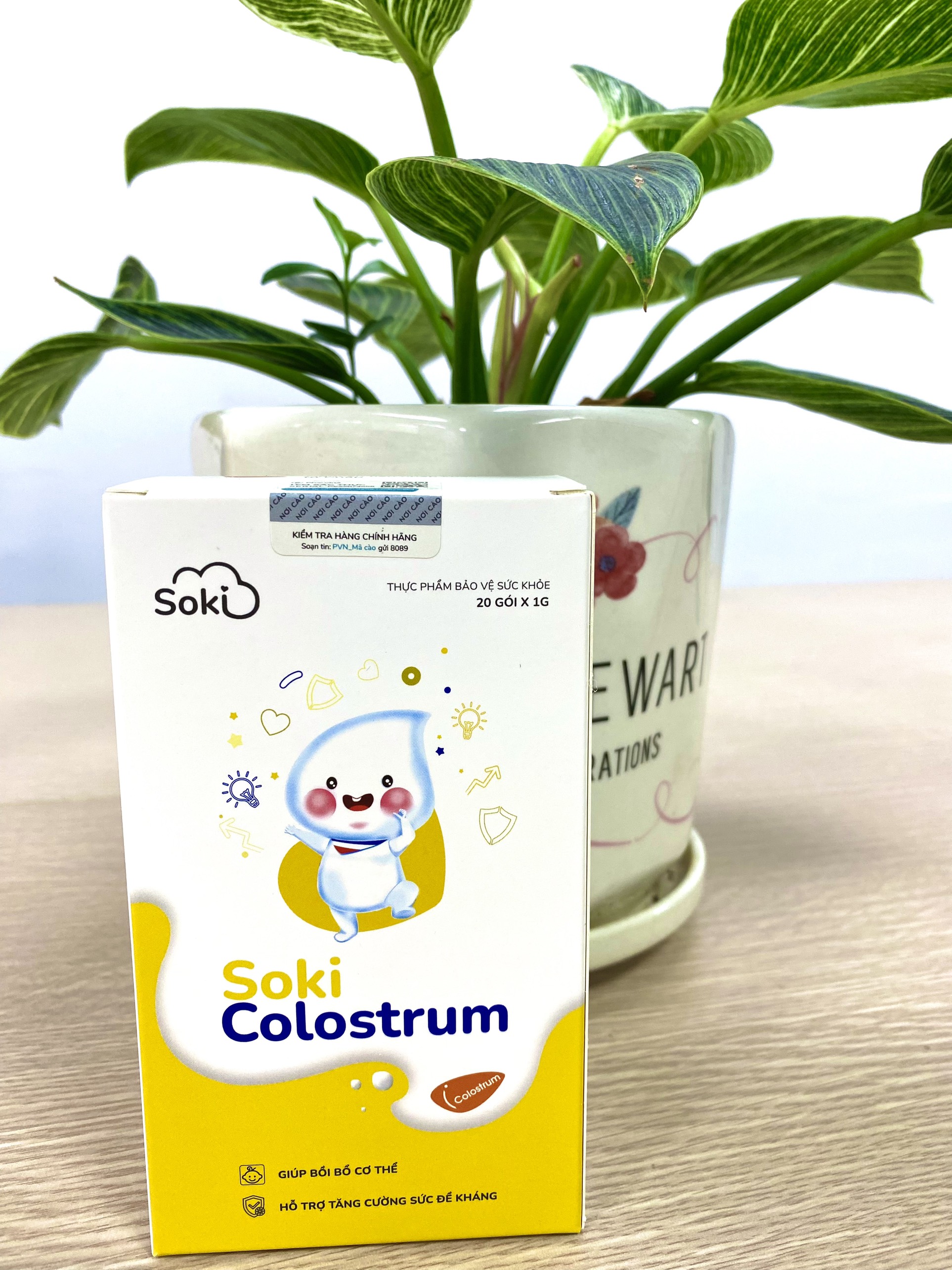 COMBO 3 HỘP SOKI COLOSTRUM - TĂNG ĐỀ KHÁNG
