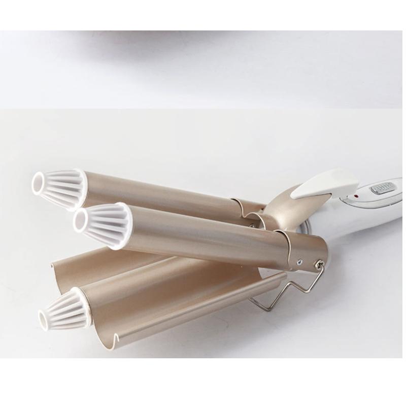 MÁY BẤM TÓC GỢN SÓNG 3 TRỤC KEMEI 1010