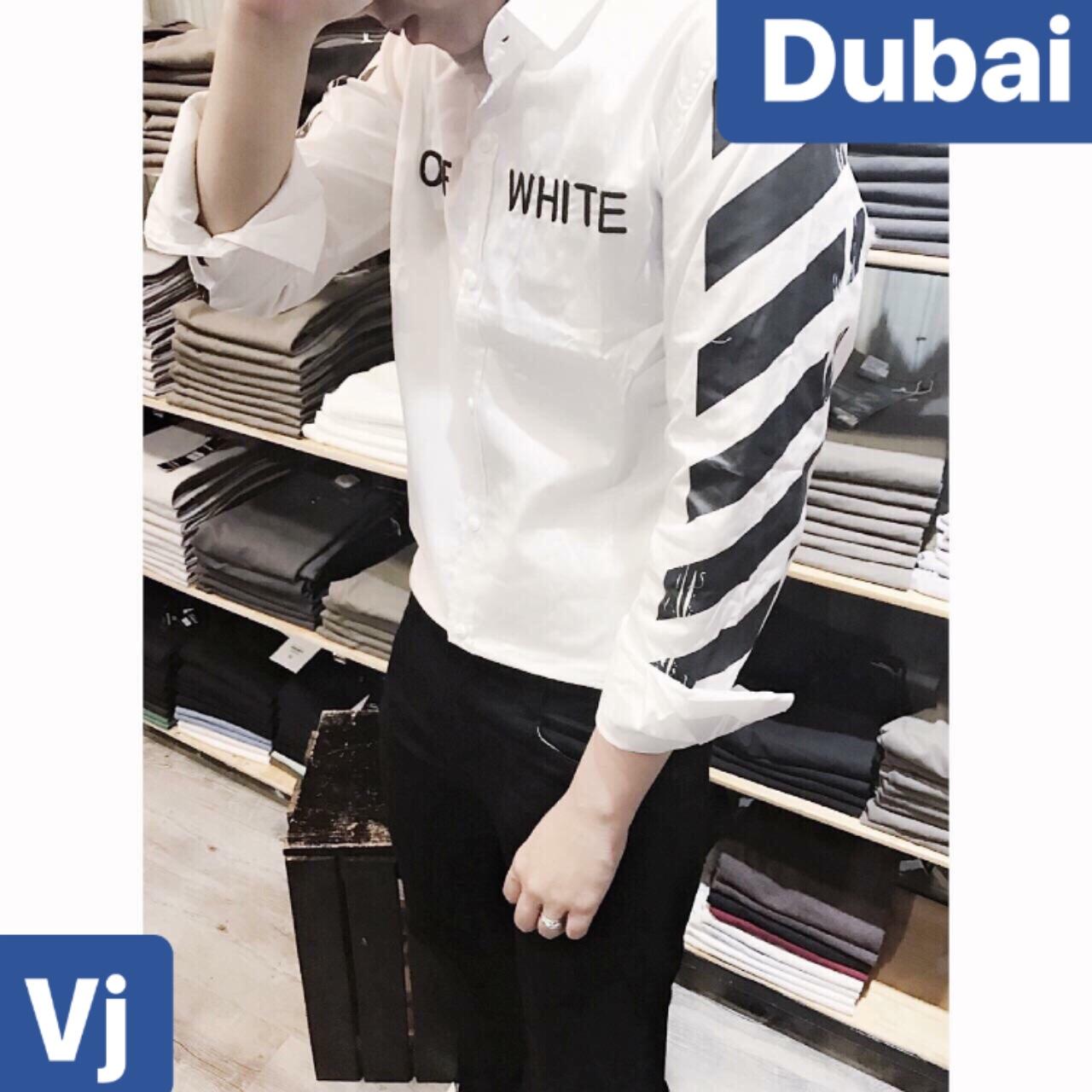 ÁO SƠ MI LỤA NAM CHỐNG NHĂN VẠCH TAY TRẮNG CAO CẤP - DUBAI FASHION