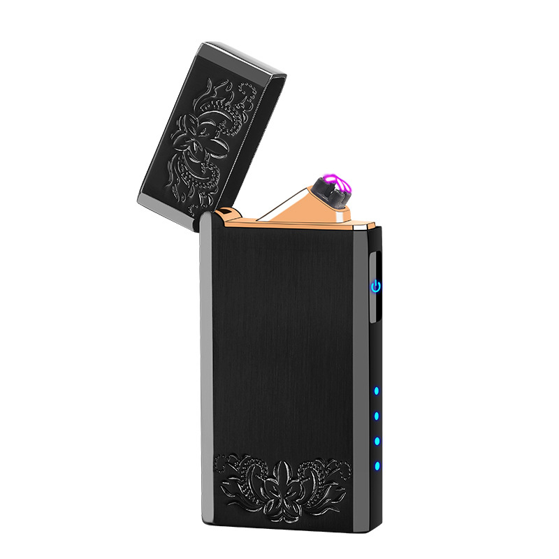 Bật lửa sạc điện plasma đánh lửa nhanh mạnh full hộp