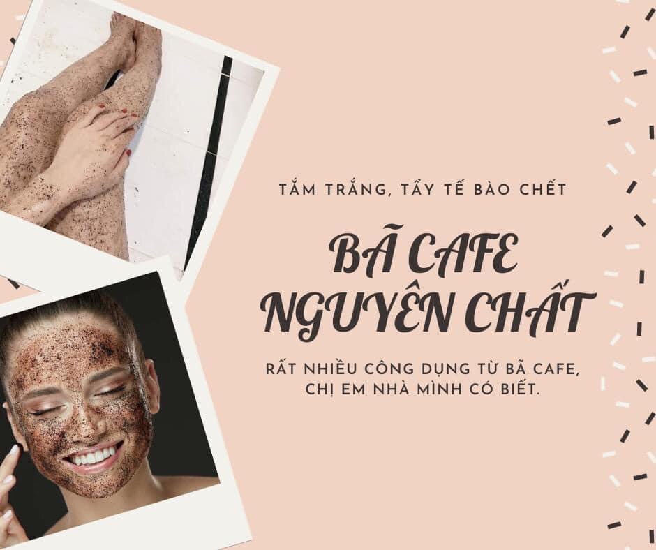 Bã cafe nguyên chất đã tách dầu
