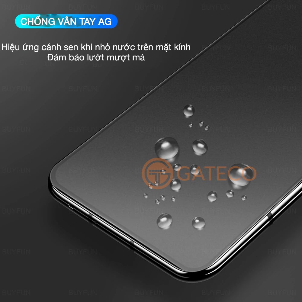 Kính cường lực Xiaomi Chống vân tay Redmi Note 11s Note 11 Note 11 Pro 5G  Note 10 Note 9s Note 8 Note 7