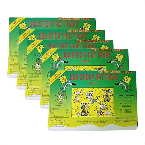 Keo dán chuột (lốc 20 miếng)