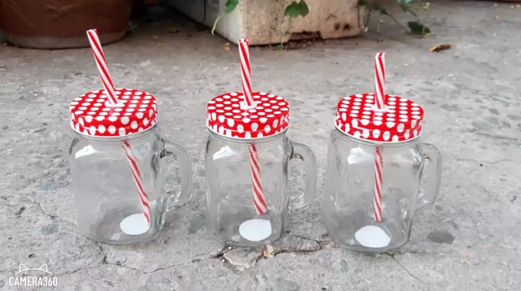 Combo 3 ly thủy tinh trà sữa