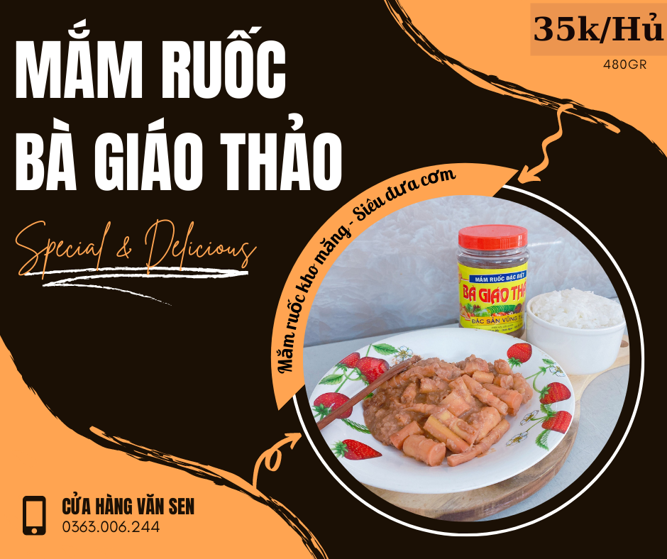 500GR MẮM RUỐC BÀ GIÁO THẢO
