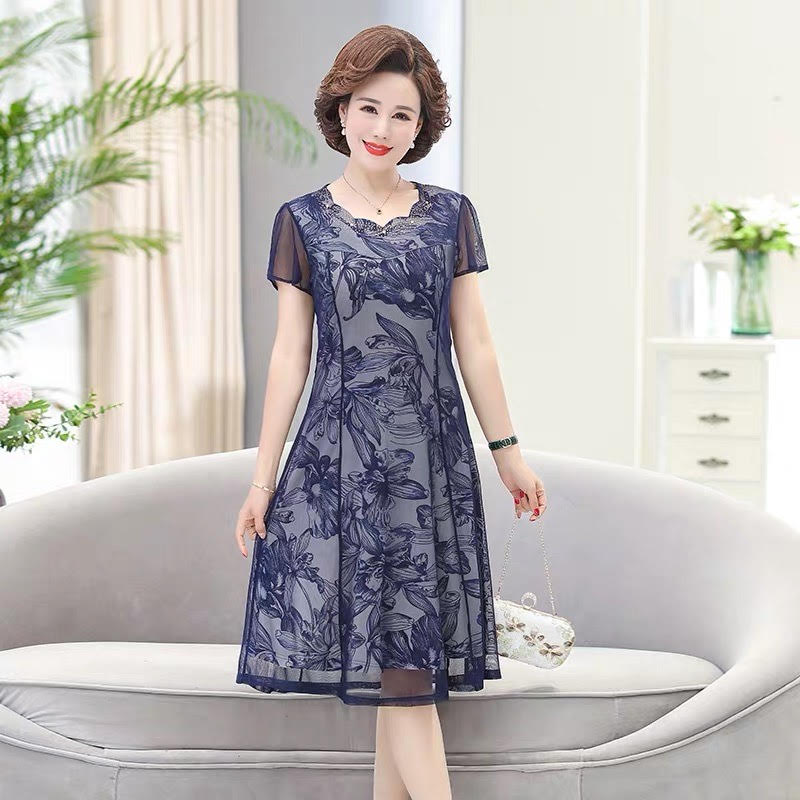 [HCM]Đầm trung niên dư tiệc VV01