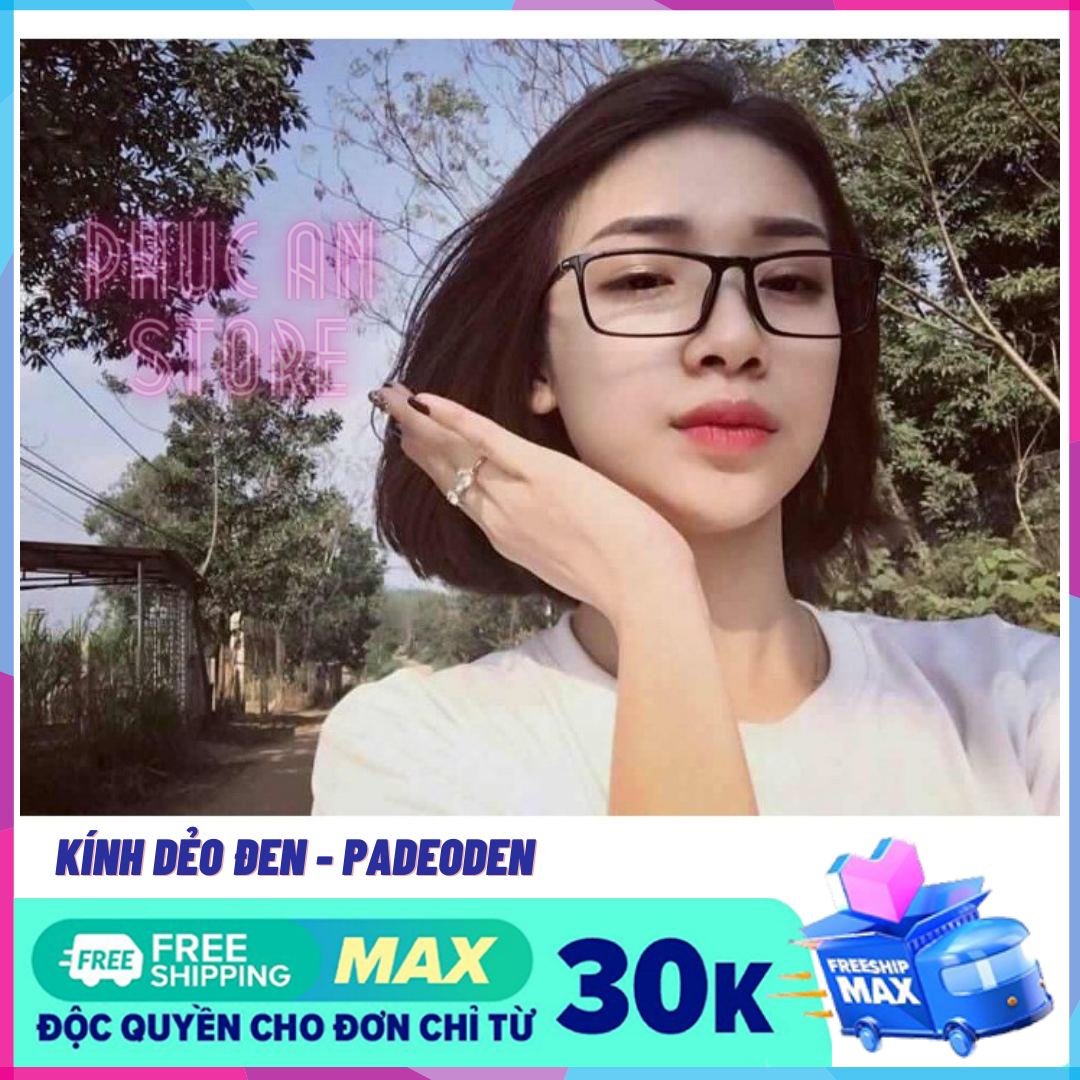 [HCM]MẮT KÍNH GỌNG DẺO ĐEN SIÊU BỀN CÓ THỂ THAY TRÒNG CẬN CỰC DỄ THƯƠNG - TOP YÊU THÍCH CỦA CÁC BẠN TRẺ TẠI PHÚC AN STORE