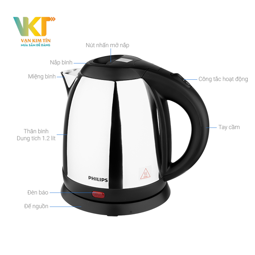Bình đun siêu tốc Philips HD9303 - Hàng chính hãng
