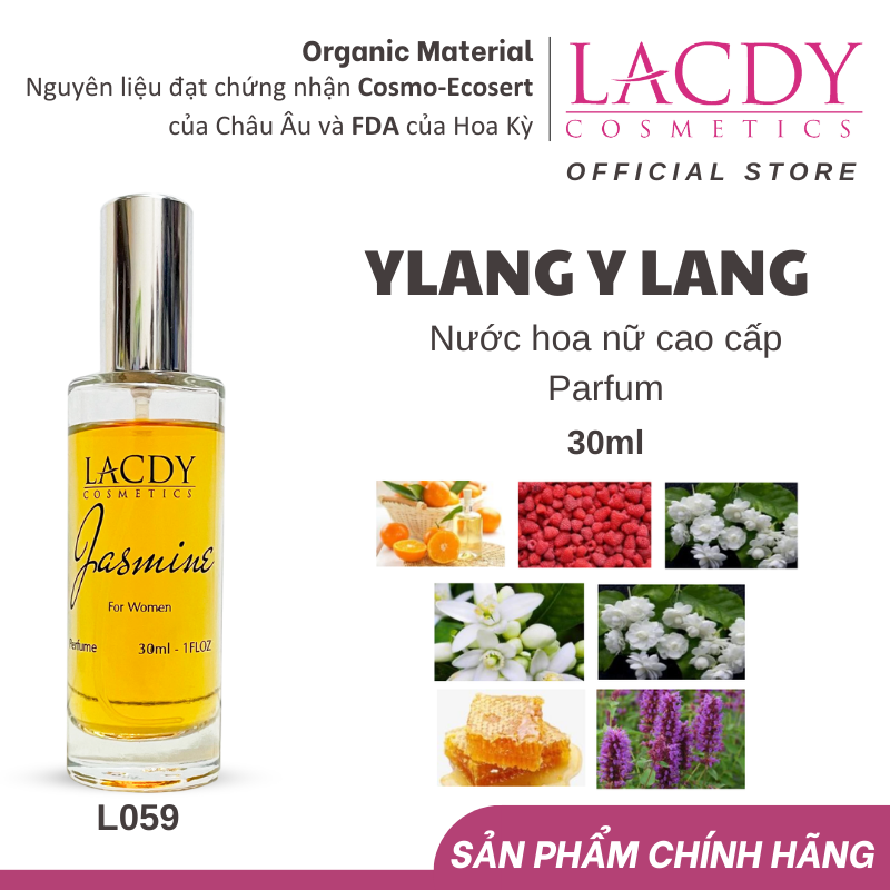 059 – JASMINE – Nước hoa nữ hương Hoa Lài (30ml)