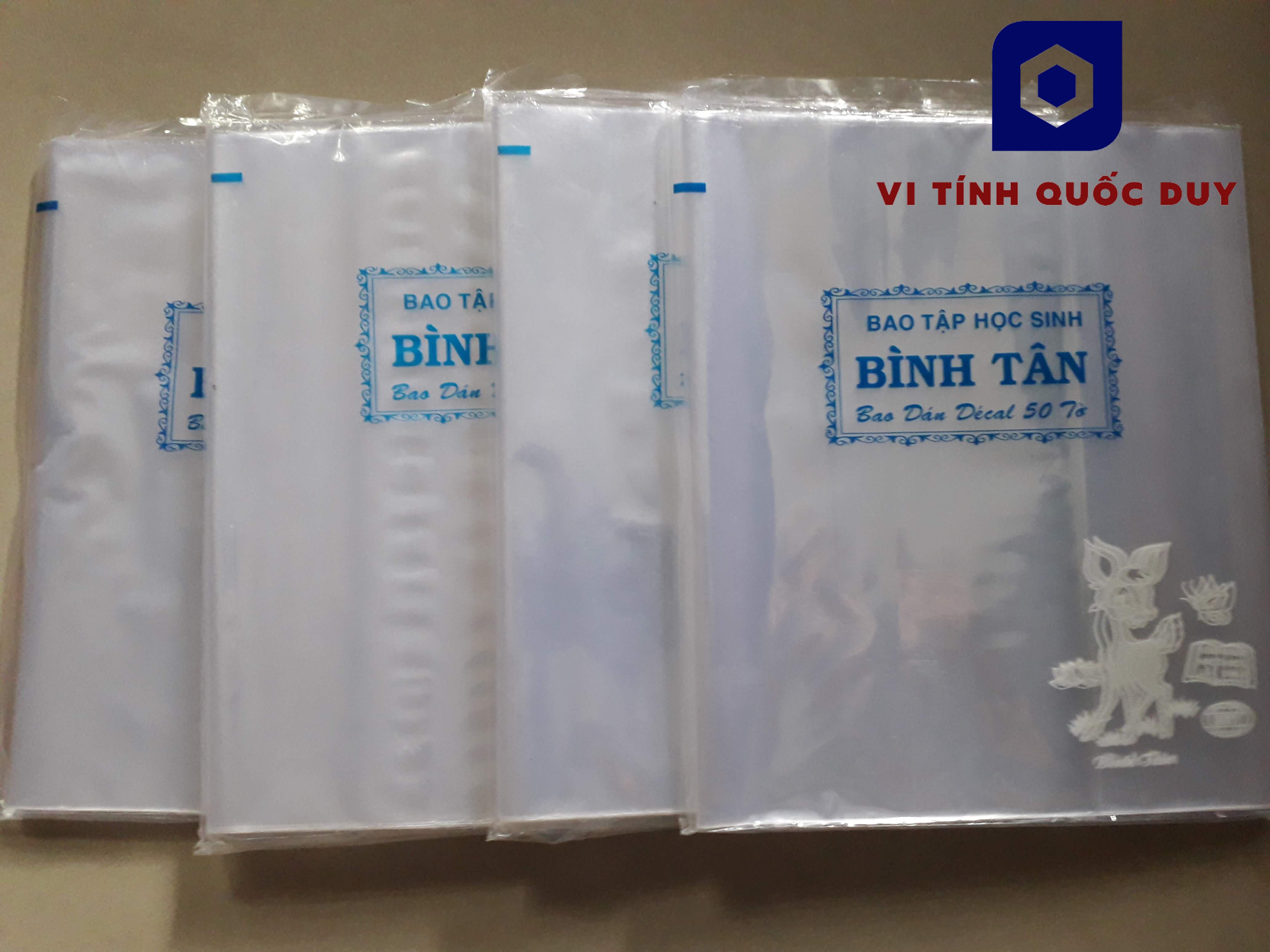 Bao kiếng bao vở học sinh. 1 xấp 50 cái. Khổ 21cm. KT (18.5 x 21cm). Loại mỏng. Bao được vở khổ A5