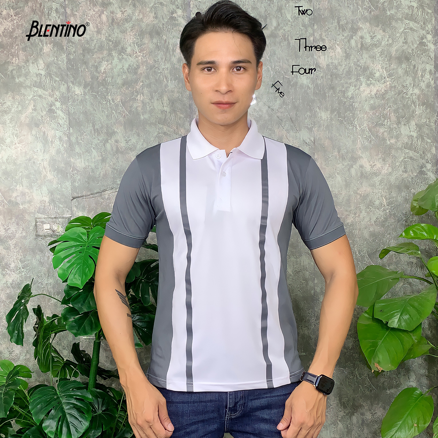 Áo Polo Nam Blentino. Áo thun nam cổ bẻ polo mềm, mịn, mát PL18