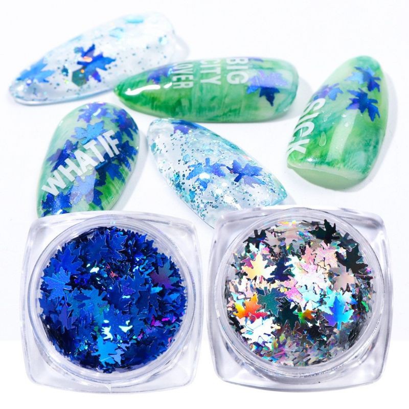 Set trang trí lá phong Nail - sinailmi