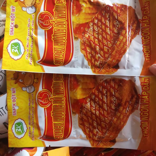 Sỉ 1 bịch 50 gói snack bò miếng thơm cay