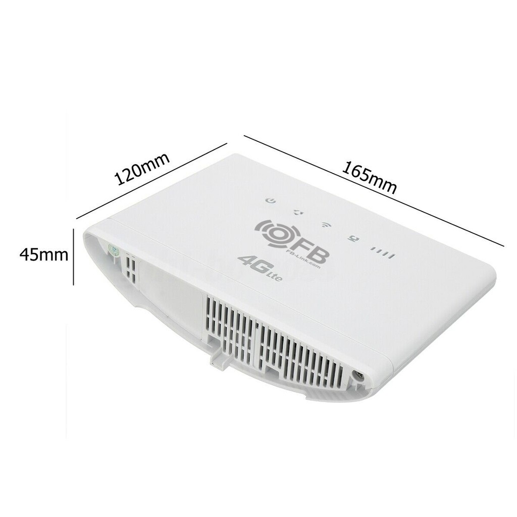 [HCM]Bộ Phát Wifi 4G LTE FB-Link CPE-V08 (Chuyên dùng xe khách - 32 user - 2 cổng LAN)