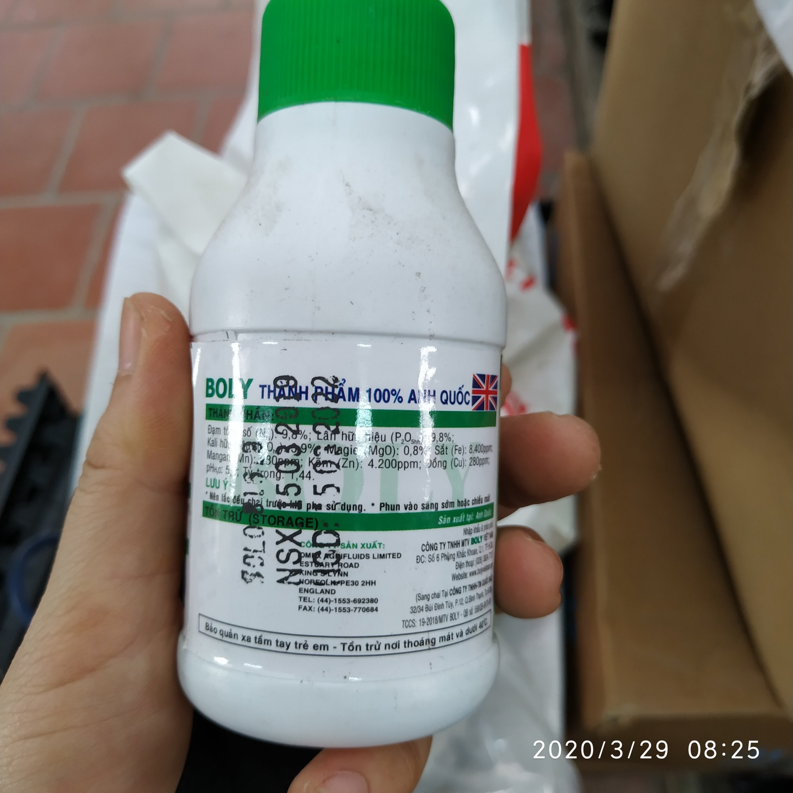 Phân bón lá trung vi lượng Bio8 100ml
