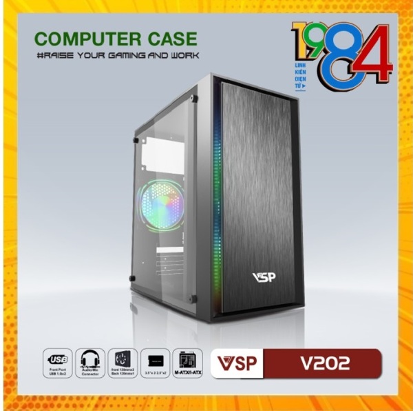 Bảng giá Case VSP V202 (mATX) Phong Vũ