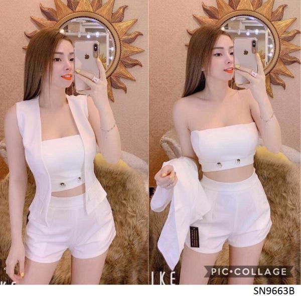 Sét combo 3 món áo khoác áo cúp quần short