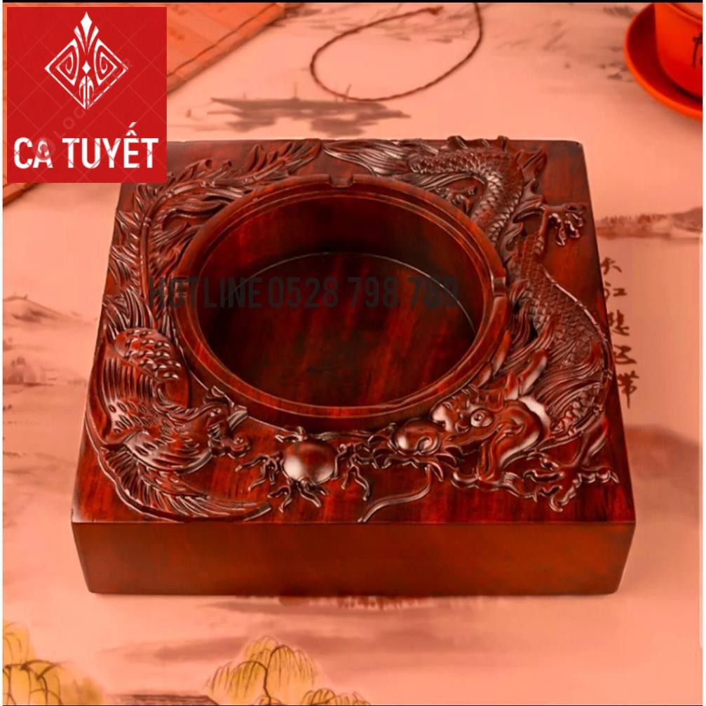Gạt Tàn Thuốc Gỗ Hương Siêu rẻ (G)