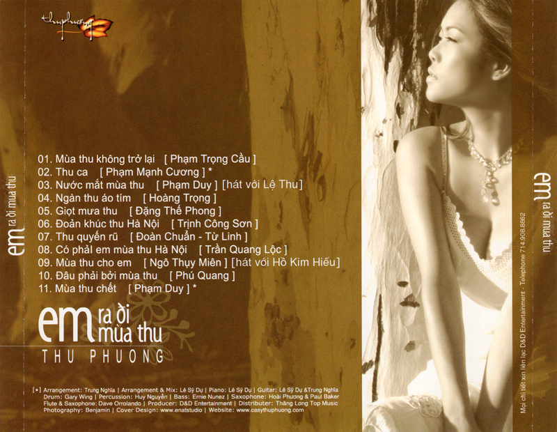 bộ 6 đĩa cd nhạc Thu Phương 1 (phôi đĩa nhật)