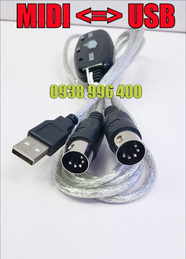 Cáp USB RA MIDI - MIDI to USB
