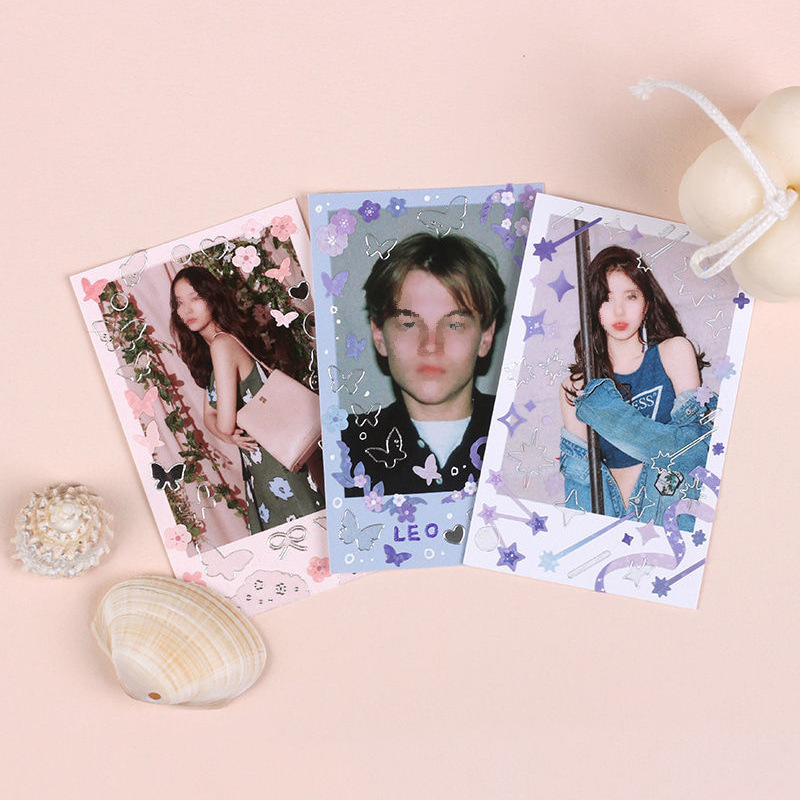 Sticker trang trí Toploader kiểu hàn quốc lấp lánh Be Tiny Stationery