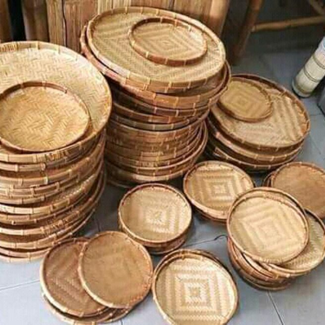 Mẹt tre cạp mây 20cm