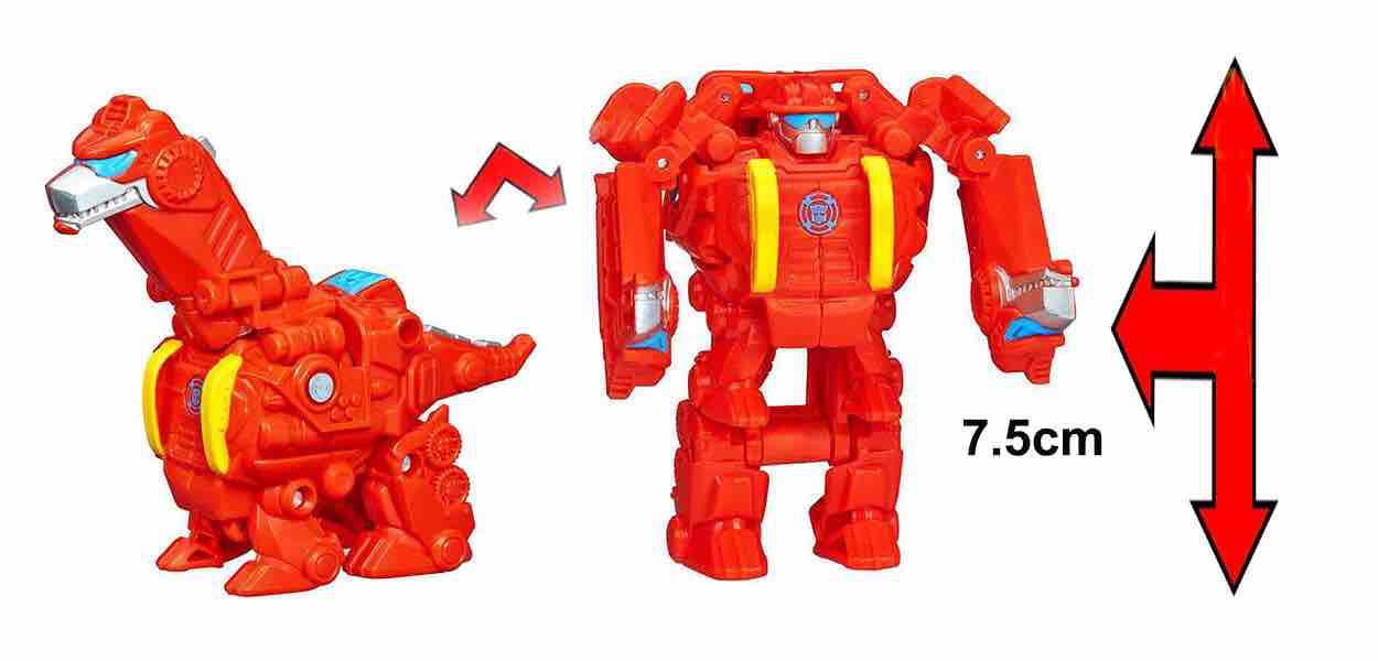 Robot Transformers Playskool Heroes Rescue Bots Chase the Rescue Dinobot (Box)