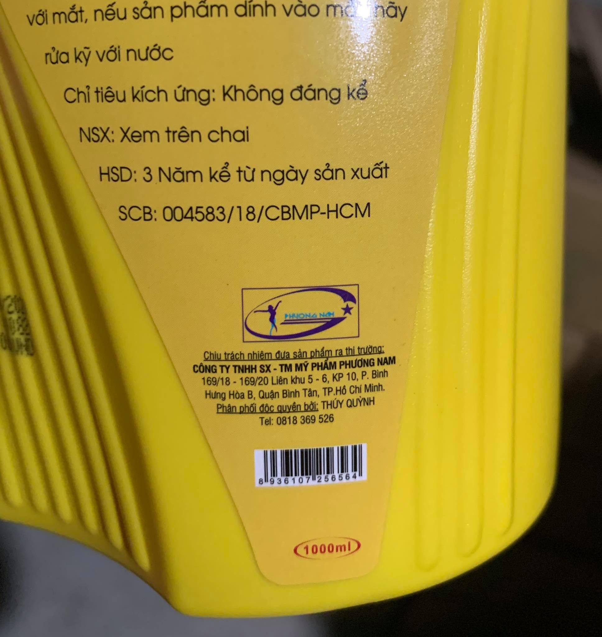 Dầu gội Bồ Kết Sinder Silk 1000ml