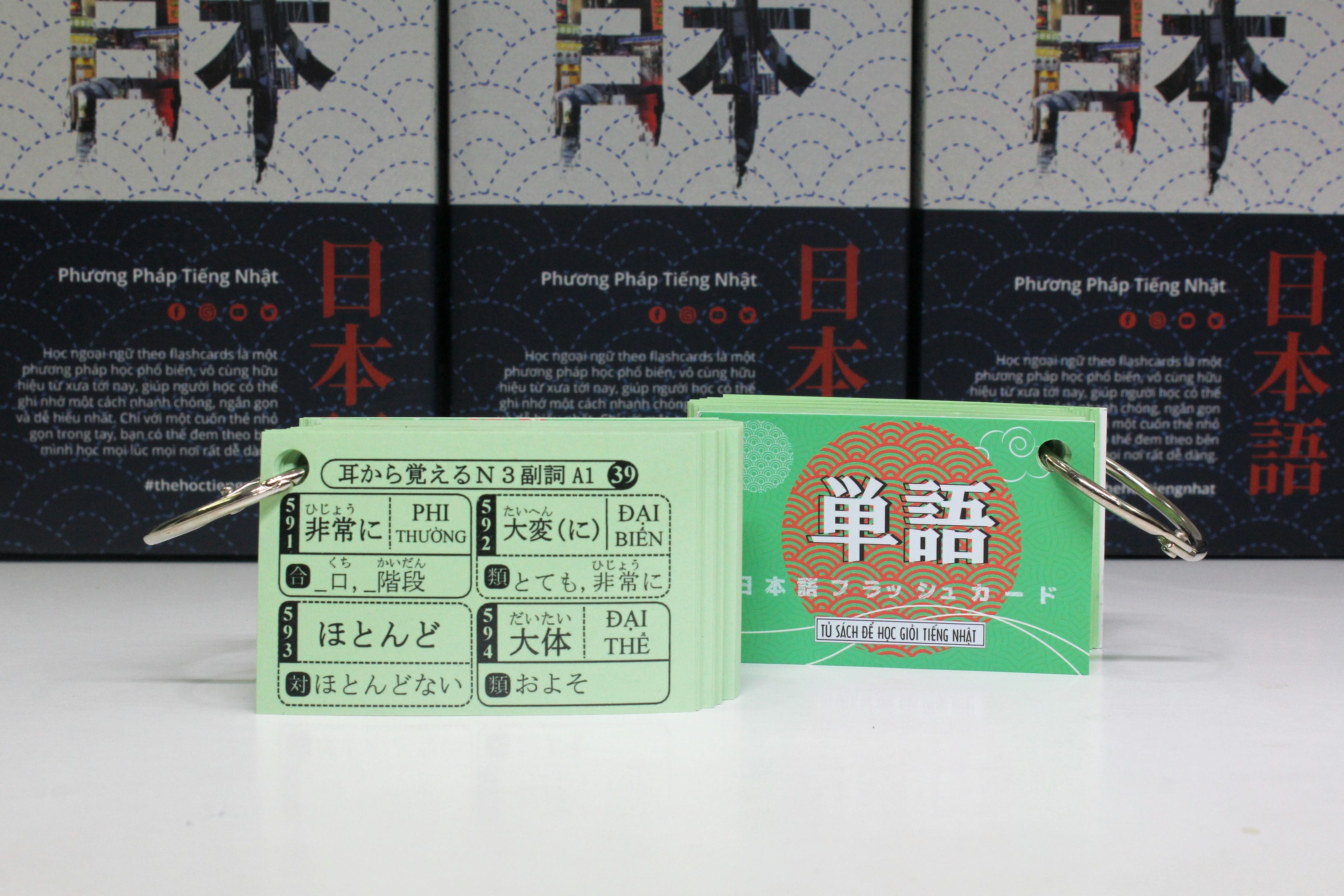 FLASHCARD - THẺ HỌC TỪ VỰNG N3 - 2 XẤP