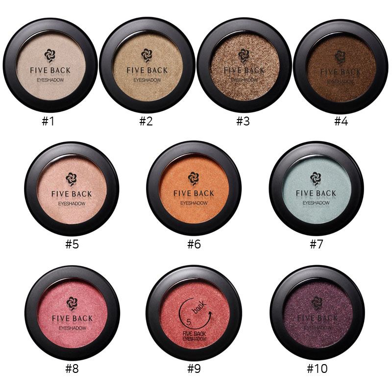 Phấn mắt lì có nhũ ánh kim dịu dàng Five Back Eyeshadow 3g