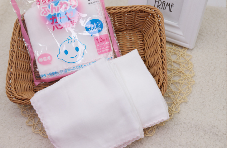 Sét 10 khăn xô sữa 2 lớp xuất Nhật