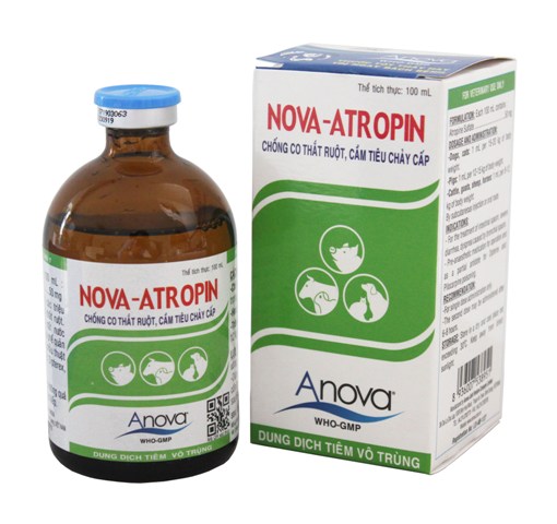 DUNG DỊCH TIÊM TRỢ HÔ HẤP CHO THÚ CƯNG NOVA-BROMHEXINE PLUS 100ML