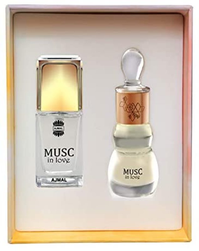 Set nước hoa + tinh dầu nước hoa Musc in Love Ajmal Dubai Perfume oil - Mùi Xạ hương