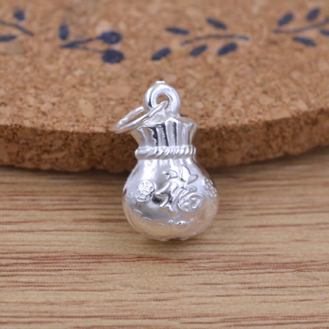 Charm bạc treo túi tiền - mh088