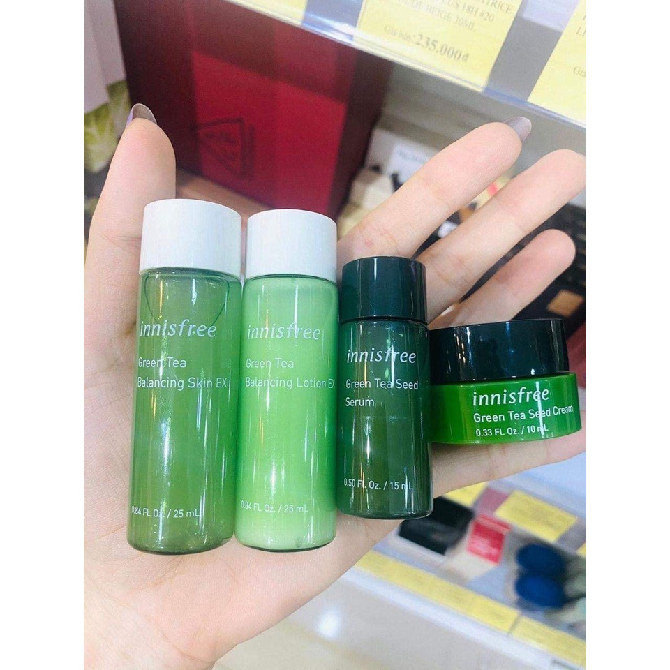 Kit trà xanh 4 món Innisfree - Bebeau
