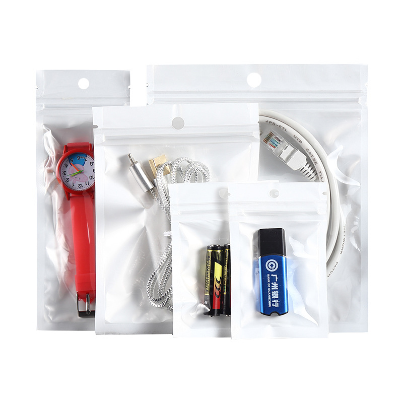 ( HÀNG NHẬP) Túi zip lock trắng sữa