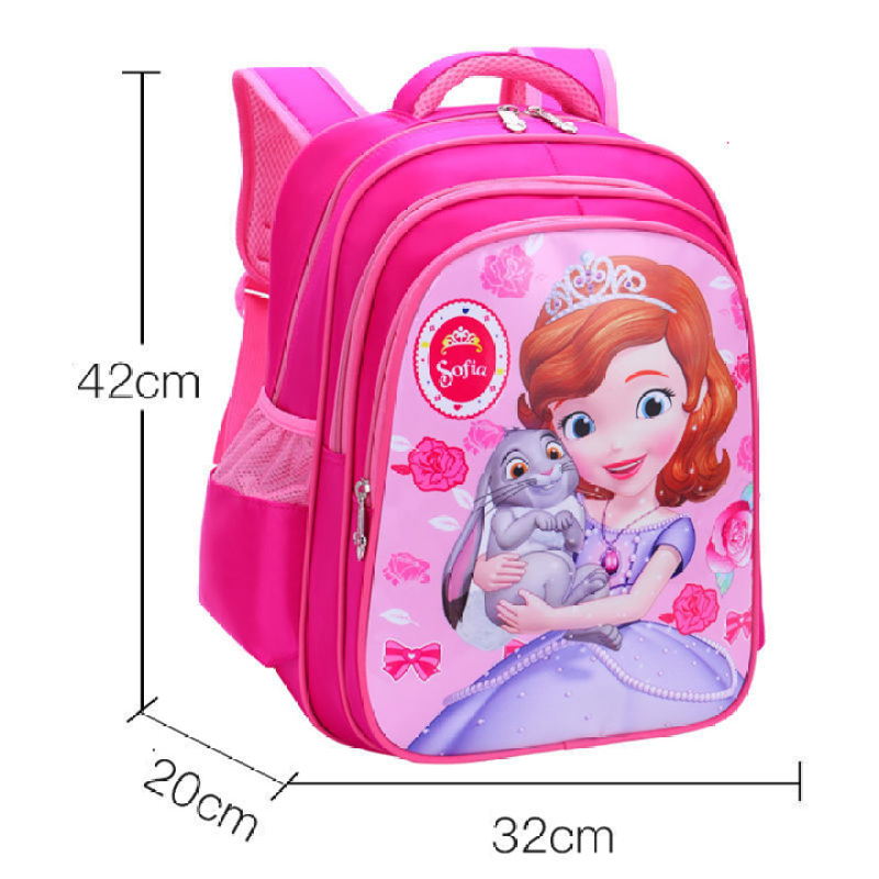 Giá bán Balo học sinh 3 ngăn lớn siêu nhẹ với thiết kế dễ thương (42cm X 32cm X 20cm) - QC184
