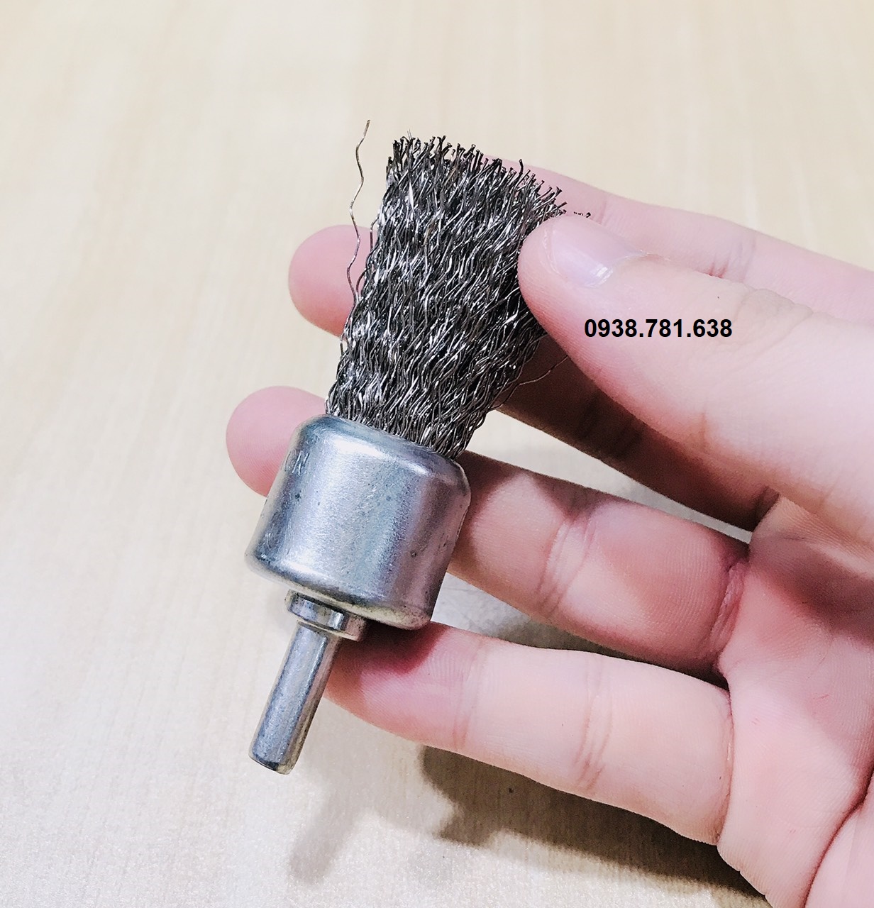 Chổi Cước Chà Góc Sợi Inox 6x25